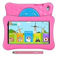 AWOW 8 inch Kids Tablet Anti-Blue Light Tablet for Kids Android 11 Go 2+32GB iWawa Pre-Installed Child Tablet with Adjustable Kid-Proof Case 2.4G WiFi 1280x800 Eye Protection HD Display Active Pen