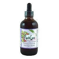 Herb Lore Nursing Tincture Moringa Blend - 4 fl oz - Liquid Lactation Supplement to Increase Breast Milk Supply - Herbal Breastfeeding Supplement to Boost Breastmilk