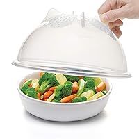 Progressive International High Dome Microwave Food Cover, 10.25 inches, Clear