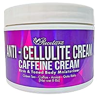 Cellulite Cream, Caffeine Cellulite Cream, Caffeine Cream, Anti Cellulite Cream - Massage Moisturizing Body Cream, Firming and Tightening Cream with Green Tea and Coffee extract. Made in USA