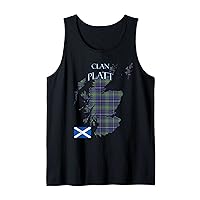 Platt Scottish Clan Tartan Scotland Tank Top