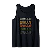 Love Heart Walls Tee Grunge/Vintage Style Black Walls Tank Top