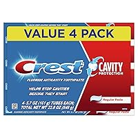 Crest Cavity Protection Toothpaste Regular 5.7 oz (Pack of 4)