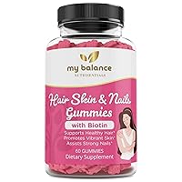 Hair, Skin and Nails Gummies with Biotin, for Man and Woman