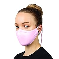 Bloch unisex-adult Adult Soft Stretch Reusable Face Mask With Lanyard and Moldable Nose Pad (Pack of 3)