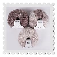 Mohair Yarn Wool Thread Crochet Knitting Threads for DIY Sweater Shawl Ornament