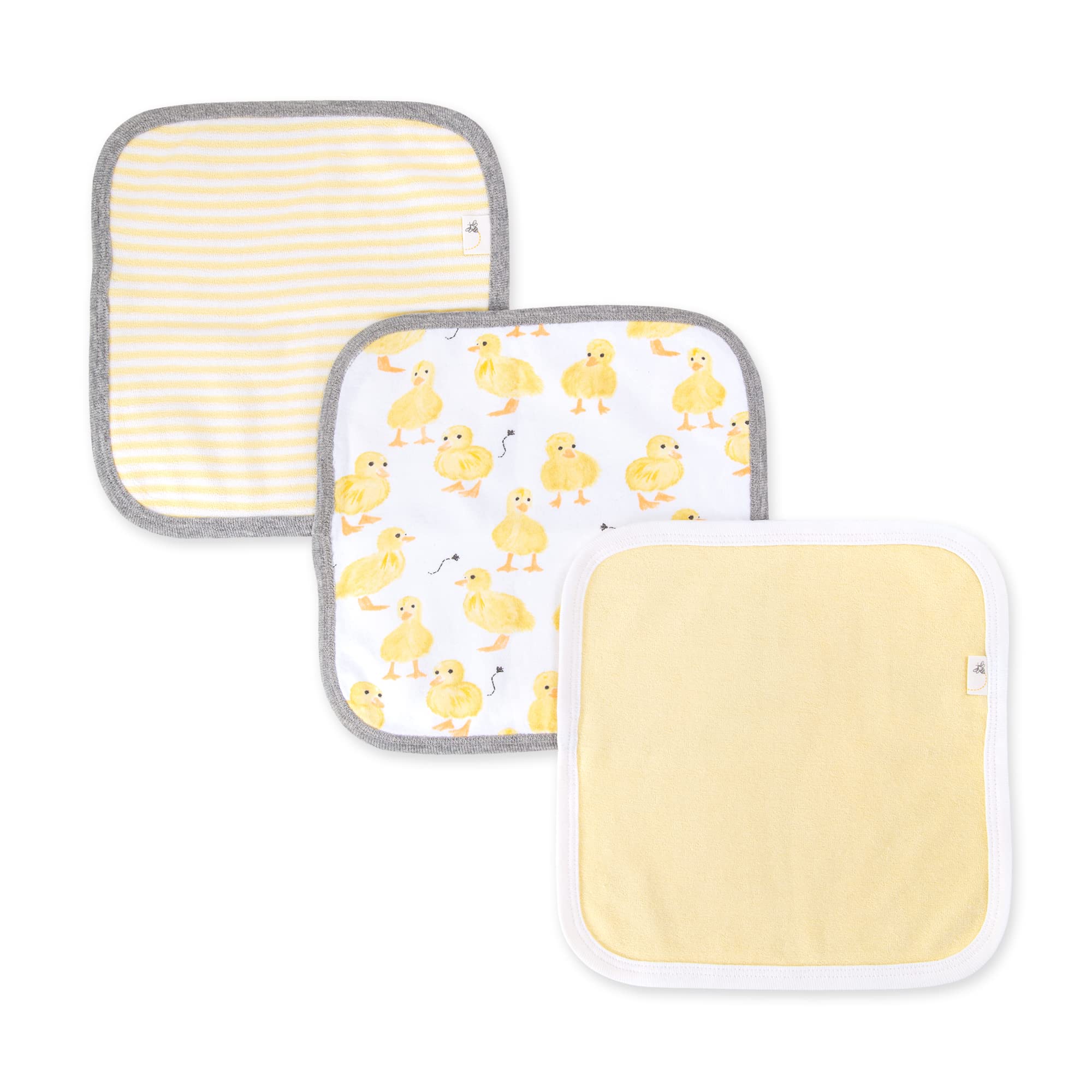 Burt's Bees Baby Bath Bundle- Hooded Towel, Washcloths & Robe Gift Set, 100% Organic Cotton