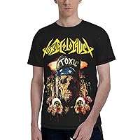 Toxic Music Holocaust Shirt Men's Round Neck Short Sleeve T-Shirt Summer Novelty Fashion 3D Print Graphic Tee Shirts
