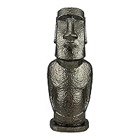 Moai Easter Island Rapa NUI Head Statue Cast Stone Copy Aged Effect