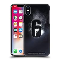 Head Case Designs Officially Licensed Tom Clancy's Rainbow Six Siege Glow Logos Hard Back Case Compatible with Apple iPhone X/iPhone Xs
