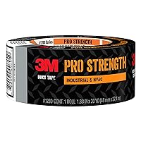 3M Pro Strength Duct Tape Industrial & HVAC, 1.88 inches by 30 yards, 1230-C, 1 roll