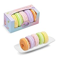 AGRIMONY Funny Donut Macaron Socks Box for Women Girls Teens - Fun Novelty Cute Funky Cotton Socks Birthday Christmas Gifts