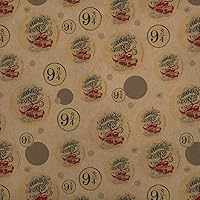 GRAPHICS & MORE Harry Potter Hogwarts Express Premium Kraft Gift Wrap Wrapping Paper Roll