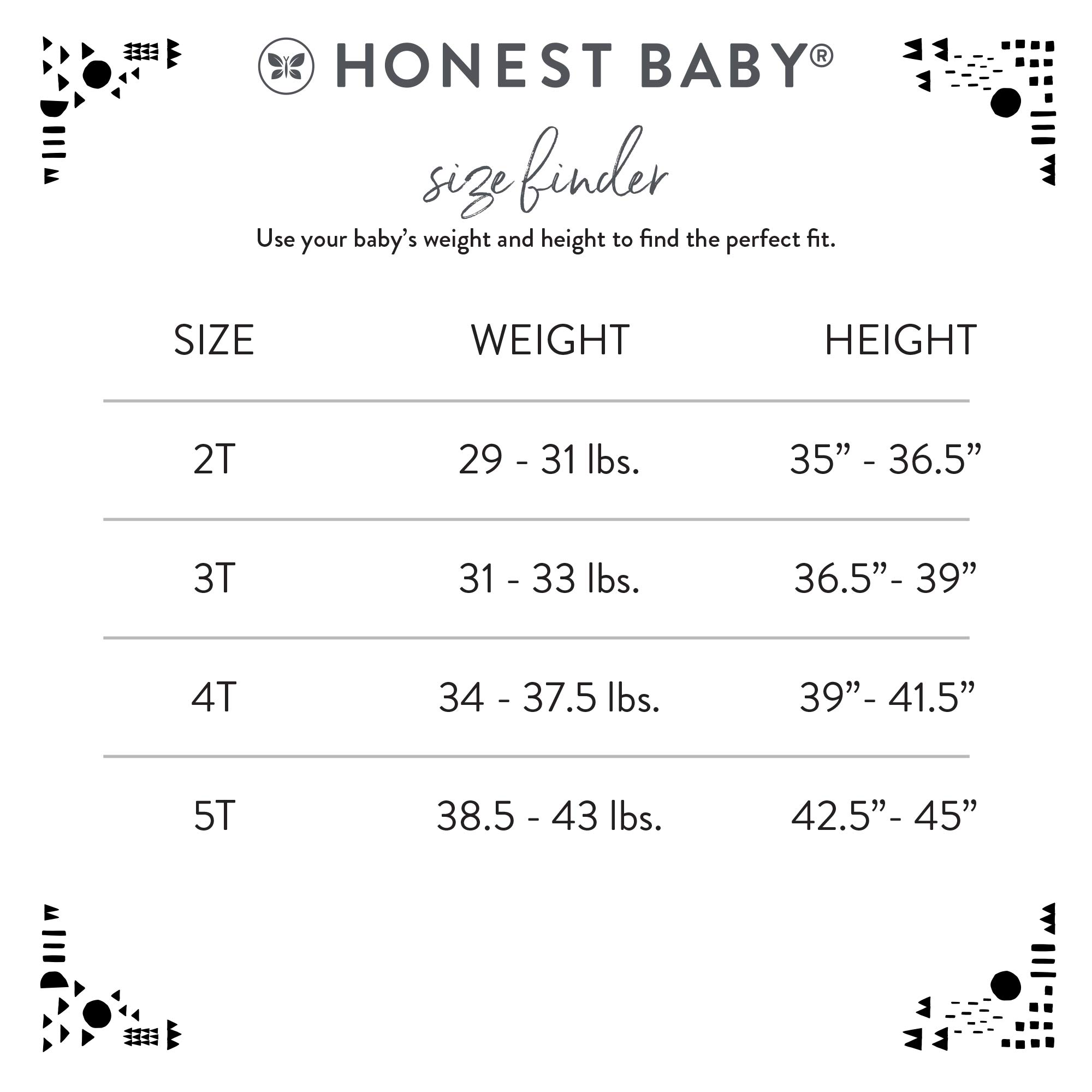 HonestBaby unisex-Baby-Organic Cotton Short Sleeve T-shirt Multi-packs and Toddler T Shirt Set, 5-pack Gray Ombre, 5T US