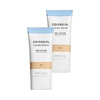 Covergirl Clean Matte BB Cream for Oily Skin, 510 Fair, 1 Fl Oz, Pack of 2 (Packaging May Vary)