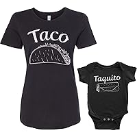 Threadrock Taco & Taquito Infant Bodysuit & Women's T-Shirt Matching Set