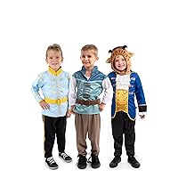 Little Adventures Fairytale Prince Costume Sets - Machine Washable Pretend Play (Size Small Age 1-3)