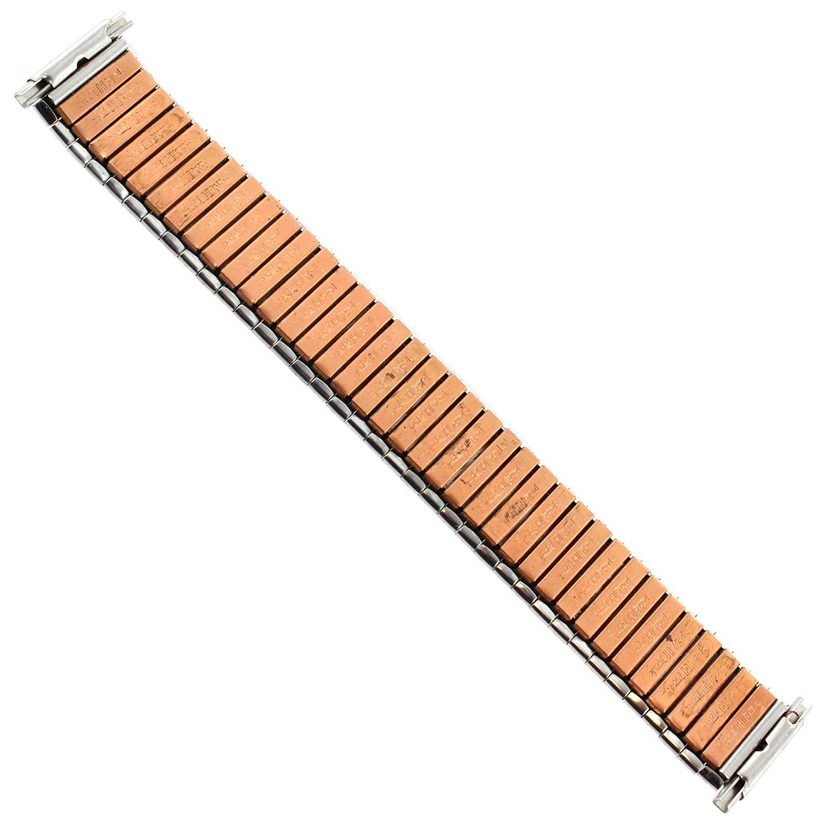 18-22mm Speidel Therapeutic Copper Back Expansion Silver Tone Watch Band 161