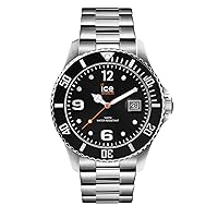 ICE-Watch - ICE Steel Black Silver - Wristwatch with Metal Strap