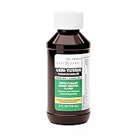 GeriCare Geri-Tussin Cold and Cough Relief Guaifenesin Syrup, Sugar Free, 4 Fl Oz (Pack of 1), Red