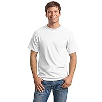 Hanes Men's 6-Pack Plus 3 Free Crew T-Shirts, White, XXX-Large