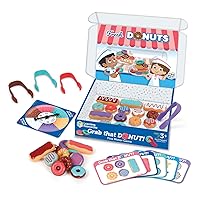 Learning Resources Grab That Donut!, 39 Pieces, Ages 3+,Fine Motor Game, Toddler Learning Toys,Toddler Toys, Educational Games for Kids, Preschool Games,Donut Toys