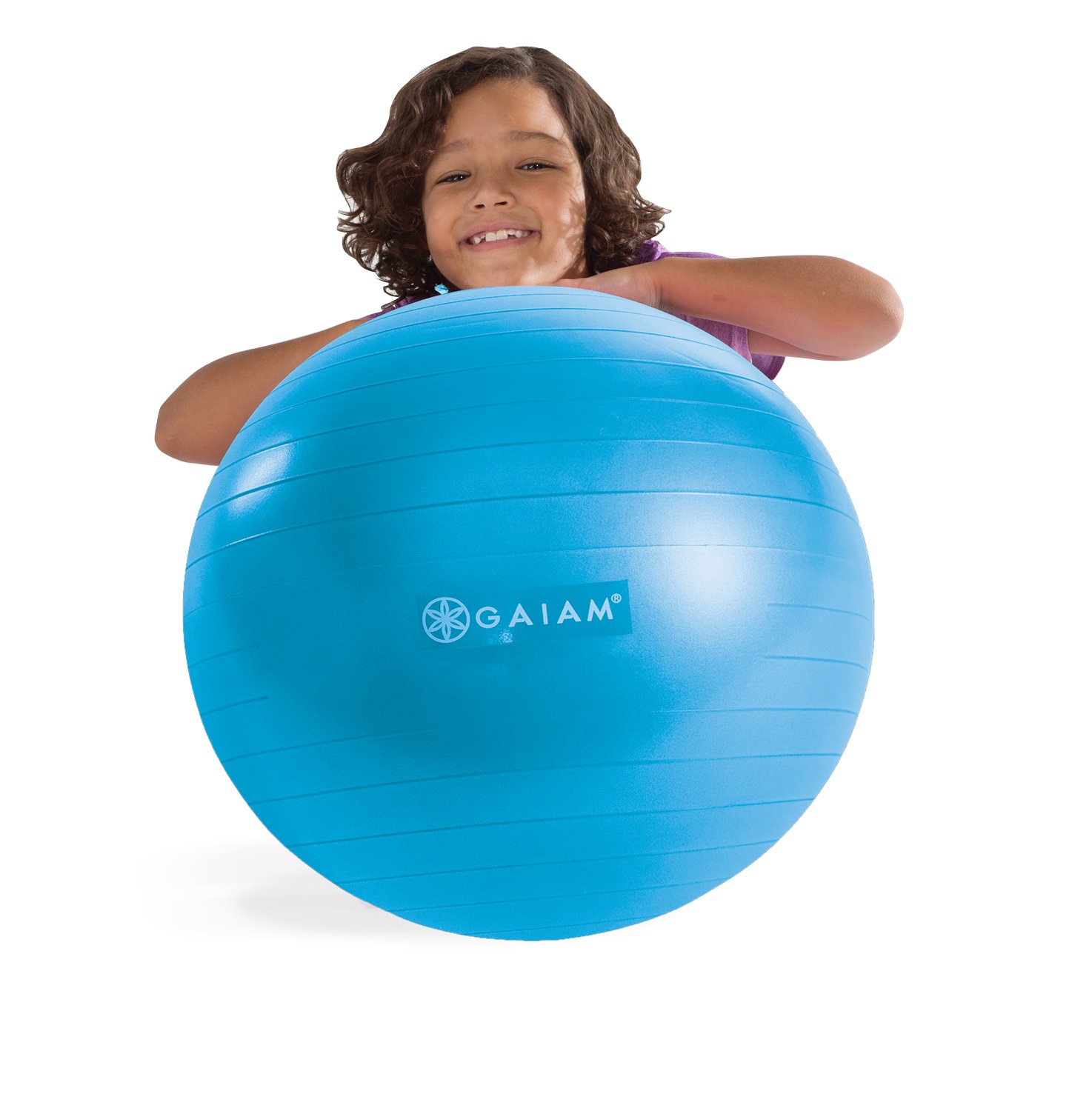 Gaiam Kids Balance Ball - Exercise Stability Yoga Ball, Kids Alternative Flexible Seating for Active Children in Home or Classroom (Satisfaction Guarantee), 45cm