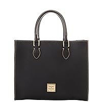 Dooney & Bourke Handbag, Pebble Grain Janine Satchel - Black