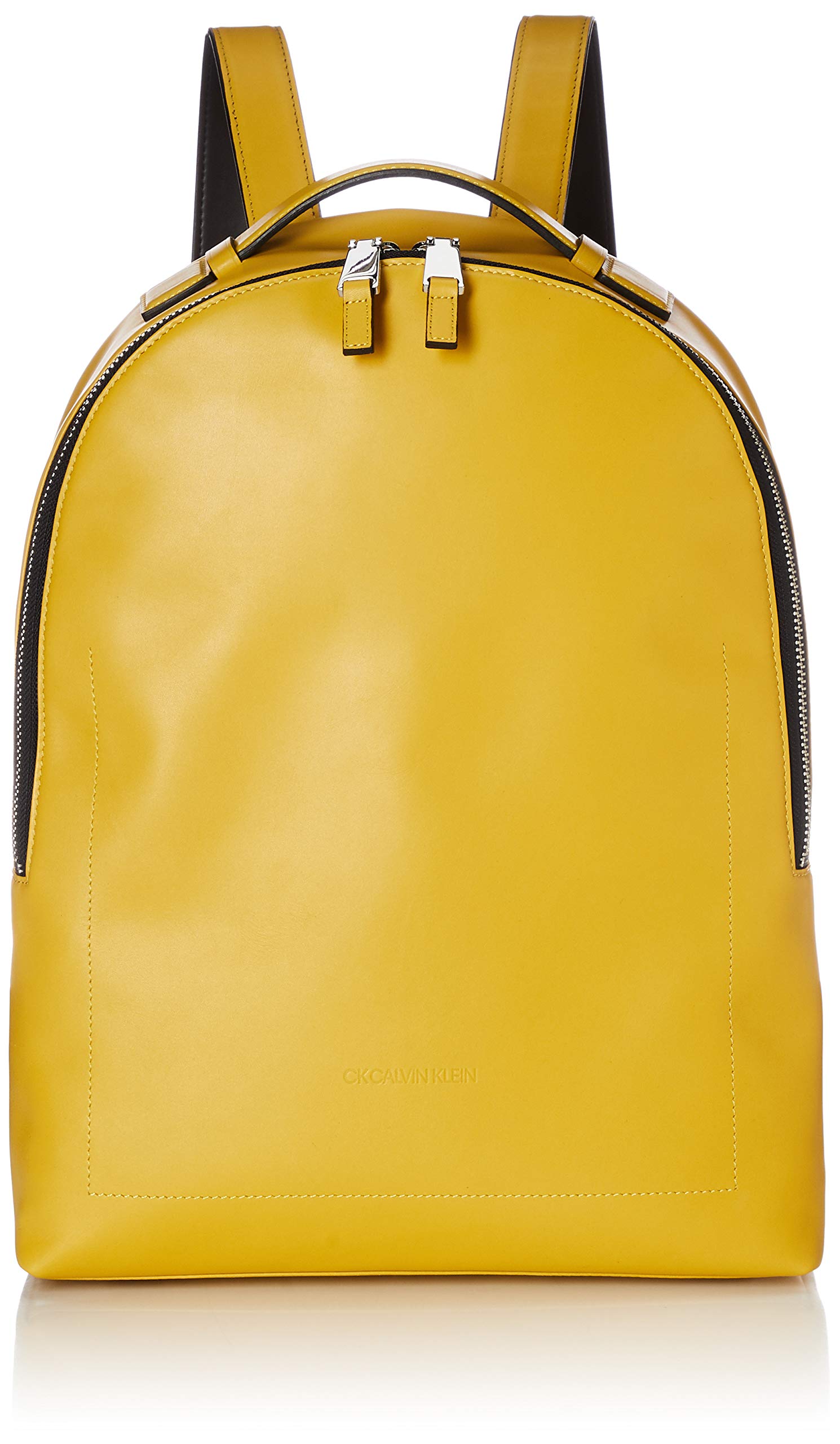 Calvin Klein 870702 Pravda Leather Backpack, Yellow