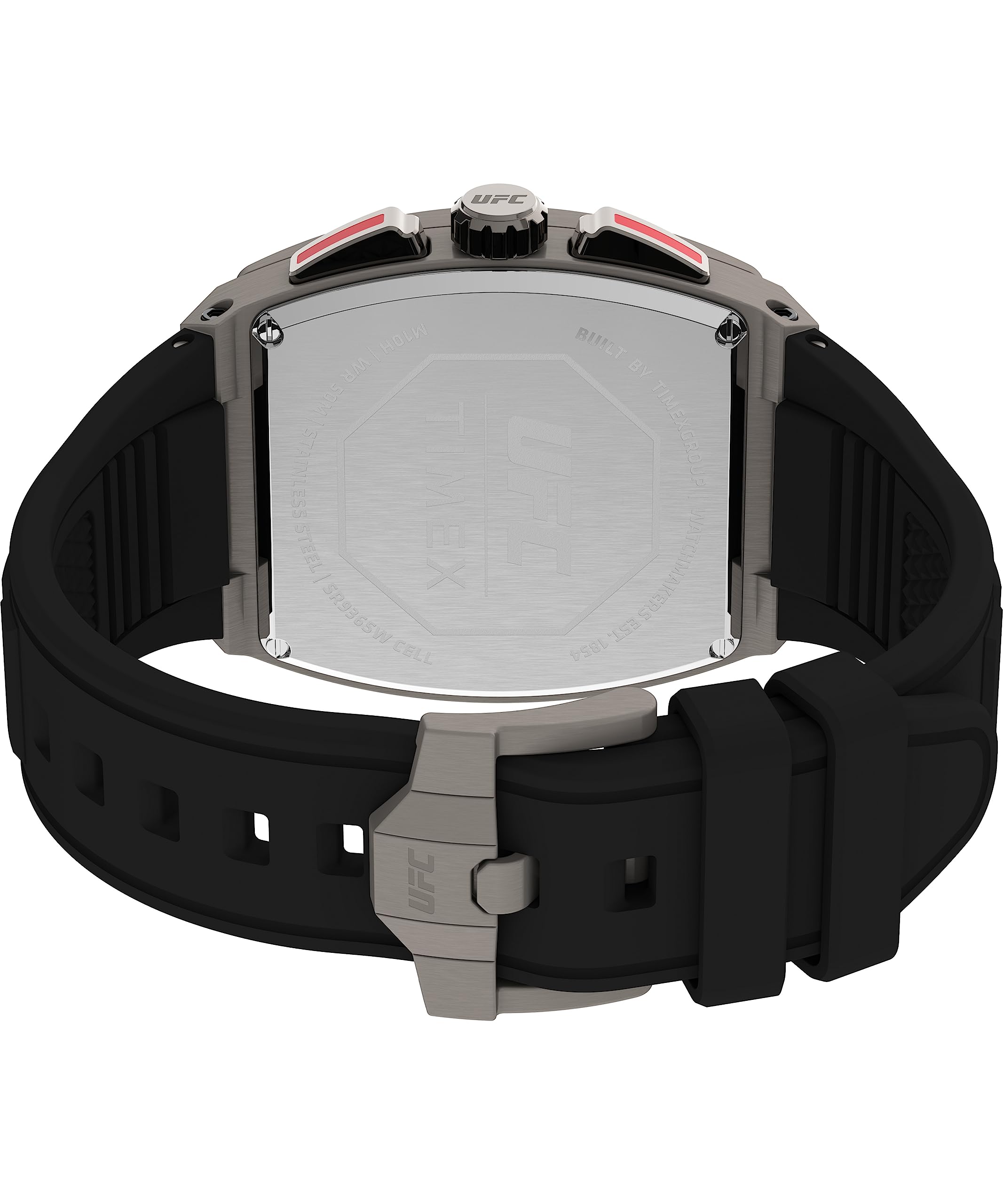 Timex UFC Men's Beast 51mm Watch - Black Strap Black Dial