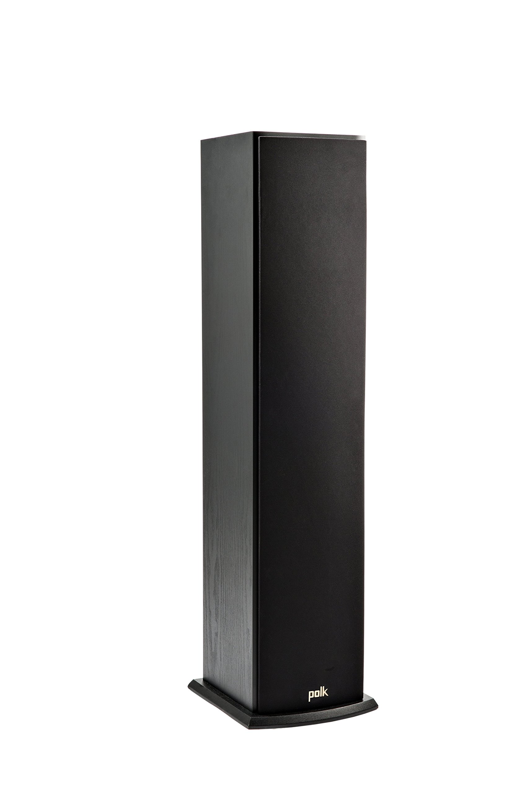 Polk Audio T50 150 Watt Home Theater Floor Standing Tower Speaker (Single) - Amazing Sound | Dolby and DTS Surround,Black, 9.25 x 8.75 x 36.5 Inches