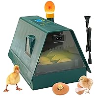 Incubators for Hatching Chicken Eggs with Automatic Egg Turning and Humidity Control Small Goose Duck Quail Egg Incubator with Egg Candler for 10 Chicken Egg Incubator
