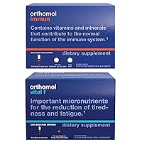 Orthomol Immun & Vital F Vials, Women's Health and Immune Support Supplements, 30-Day Supply
