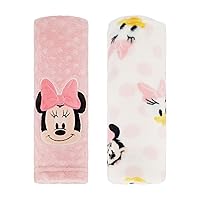 Disney 2-Pack Baby Blanket for Infants and Newborns, Plush Polka Dot Fleece Minnie Mouse Blanket, for Toddler Girls