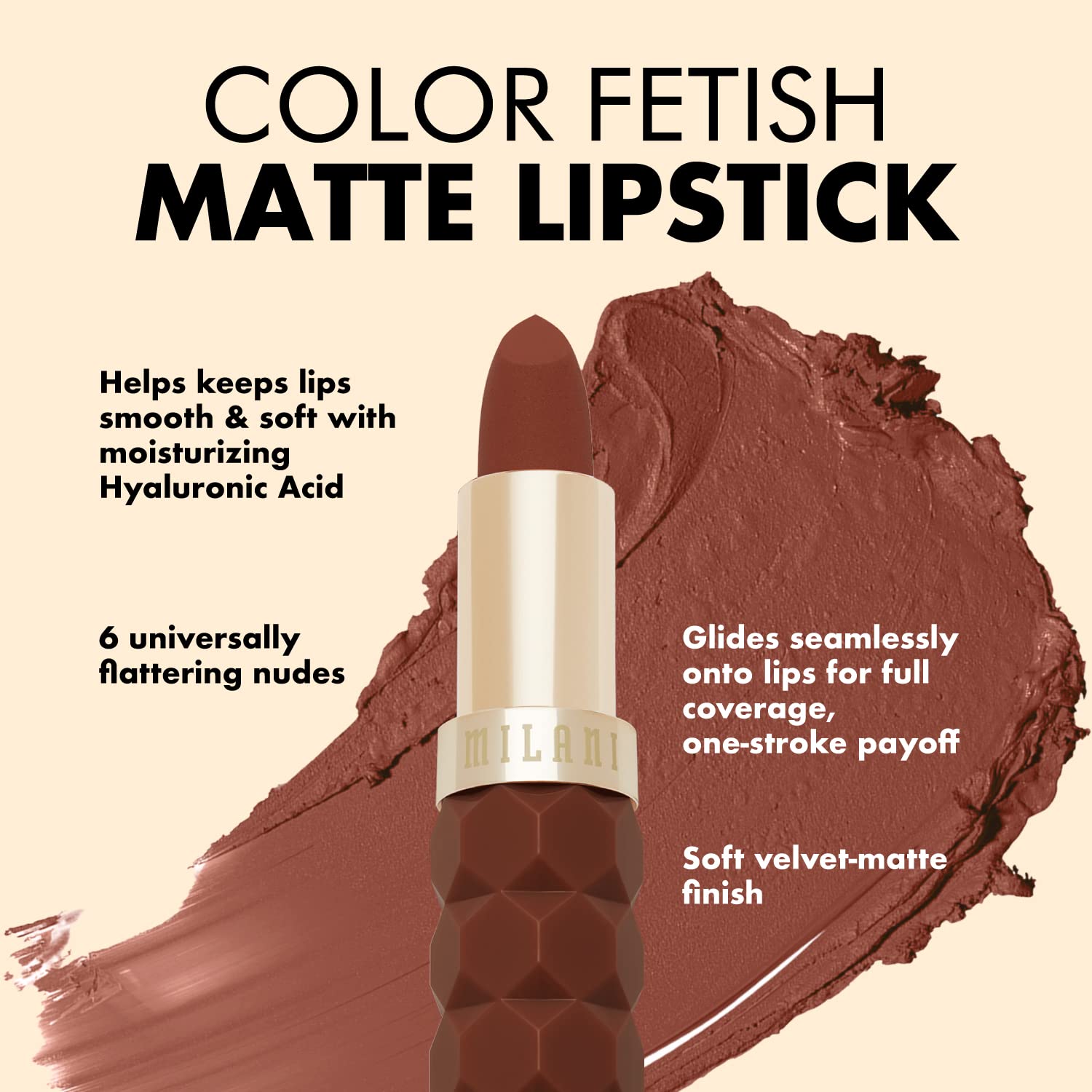 Milani Color Fetish Matte Lipstick (Tease)