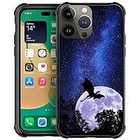 CARLOCA Compatible with iPhone 13 Mini Case,Dragon Forest Moon Pattern iPhone 13 Mini Cases Ultra Protection Shockproof Soft Silicone TPU Non-Slip Back for iPhone 13 Mini