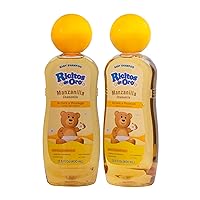 Ricitos de Oro, Baby Shampoo Cleansing and Lightening Baby Shampoo with Chamomile, Paraben Free, Hypoallergenic 2-Pack of 13.5 FL Oz, 2 Bottles