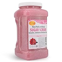 SPA REDI - Sugar Body Scrub,Sensual Rose, 128 Oz - Exfoliating, Moisturizing, Hydrating and Nourishing, Glow, Polish, Smooth and Fresh Skin - Body Exfoliator