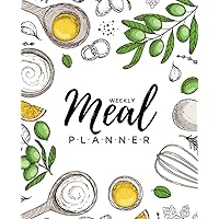 Meal Planner Notebook: Organize Your Weekly Meal Planner and Grocery List, Easy Menu Planning and Food Prep, Avoid Food Waist