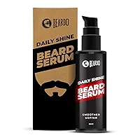 Beard Serum For Men - 1.69 oz | Daily use beard serum for men | Softens and Smoothes Rough Beard | Gives Beard Shine & Nourishes Beard l Non Sticky