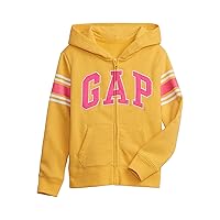 GAP Girls' Logo Full Zip Hoodie