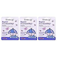 The Creme Shop x Pooh & Friends Radiant Glow, Revitalizing Youth, Soothing Skincare - Vitamin C, Niacinamide, Rose Water Sheet Masks – IT'S A GOOD DAY! Eeyore (Set of 3 PK)