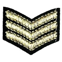 Kleenplus Mini Military Rank Patch Soldier Cartoon Stickers Crafts Arts Sewing Repair Embroidered Iron On Sew On Badge Patches for DIY Jeans Jacket Bag Backpack Caps