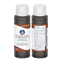 Povidone-Iodine Prep Solution, Antiseptic Solution for Skin and Mucosa, Ideal for Surgical Site Preparation, Contains Povidone Iodine 10%, 4 fl. oz., 1 Povidone-Iodine Bottle