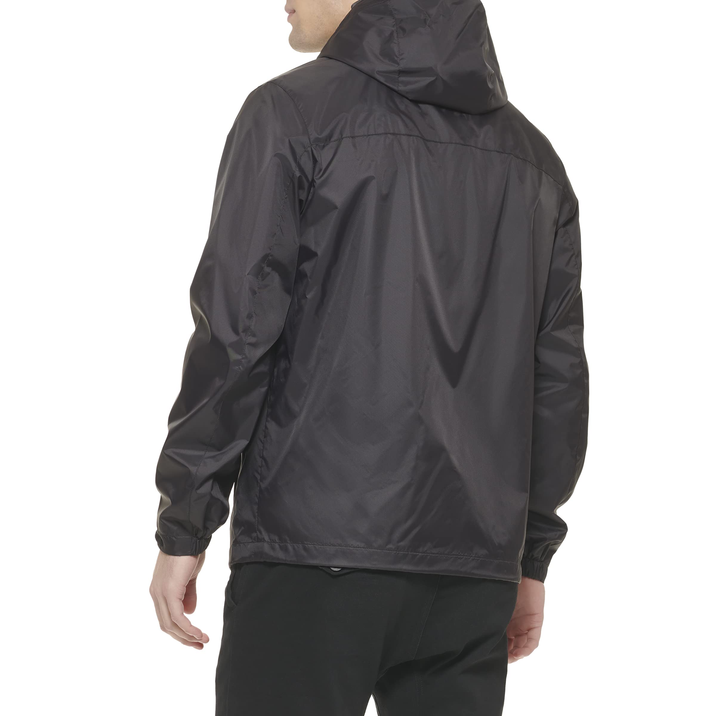 Tommy Hilfiger Men's Lightweight Breathable Waterproof Hooded Jacket