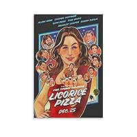 Movie Poster Licorice Pizza Poster Canvas Painting Posters And Prints Wall Art Pictures for Living Room Bedroom Decor 08x12inch(20x30cm) Unframe-style