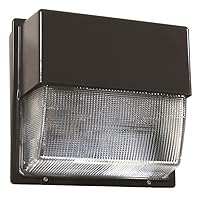 Lithonia Lighting ALO 50K Dark Bronze Twh Glass Lens LED Wall Pack, 5000k | Daylight