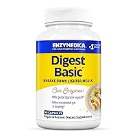 Digest Basic, Digestive Enzymes for Sensitive Stomachs, Offers Fast-Acting Gas & Bloating Relief, 90 Count