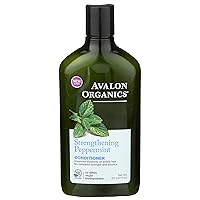 Avalon Organics Conditioner Strengthening Peppermint, 11 oz