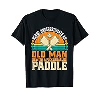 Funny Pickleball Aiming Paddle Pickleball Player Fun Hobby T-Shirt